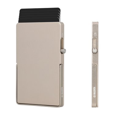 Valenta Aluminium MagSafe Cardprotector Stand - Natural Titanium
