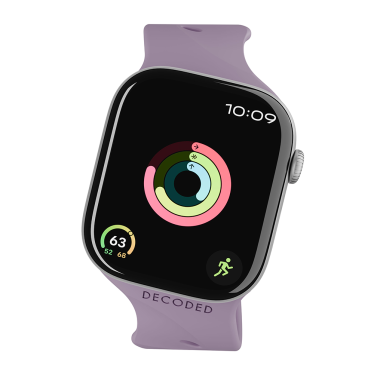 Decoded Silicone Ares Splice Band - Apple Watch 40/41/42mm - Purple