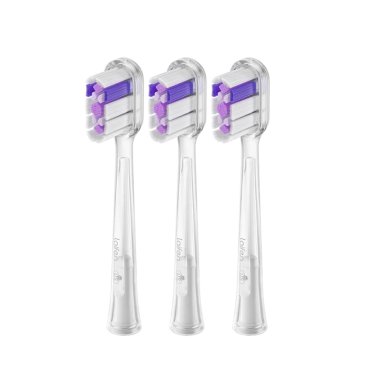 Toothbrush heads - Ultra-Whitening - 3 pack - Transparent TPU