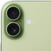 iPhone 17, achterkant, links bovenaan het Fusion-camerasysteem